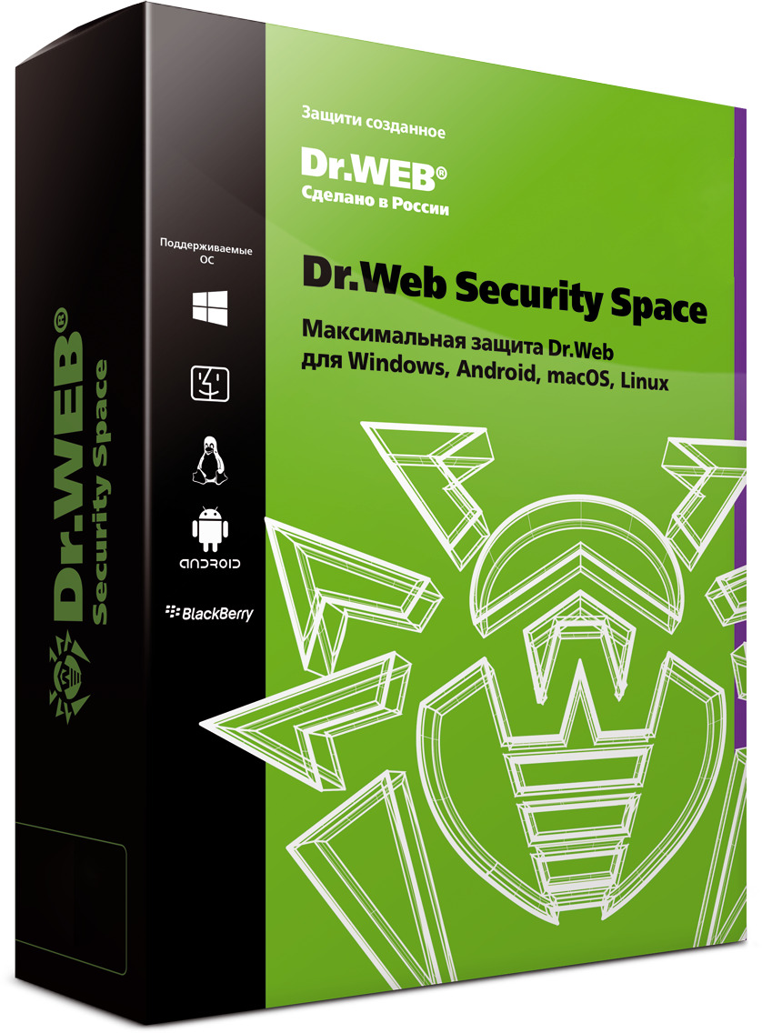 Продление лицензии Dr.Web Security Space 3 года, 1 шт