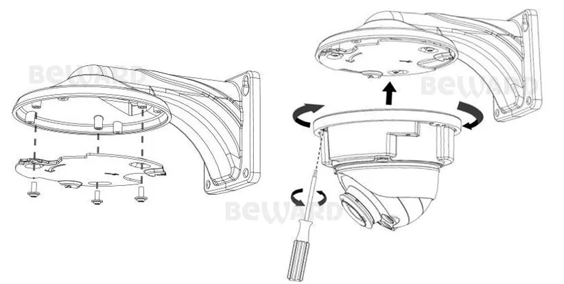 Кронштейн BEWARD MBF-WMD03