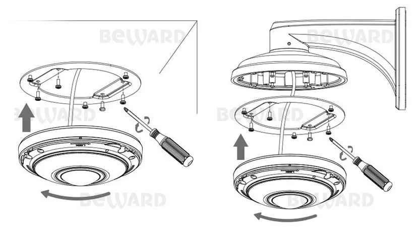 Кронштейн BEWARD MBF-WMD03