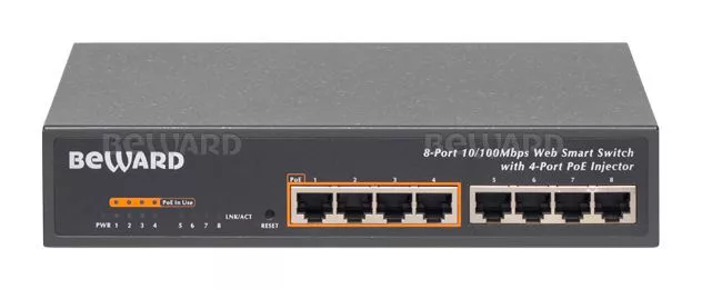 Управляемый коммутатор Beward STW-8P4