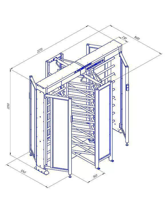 Турникет РОСТЕВРОСТРОЙ "Ростов-Дон ПР2С/3М2"