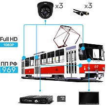 Комплект видеонаблюдения Sowa Трамвай городской